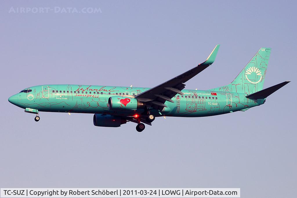 TC-SUZ, 2008 Boeing 737-8HX C/N 29649, TC-SUZ
