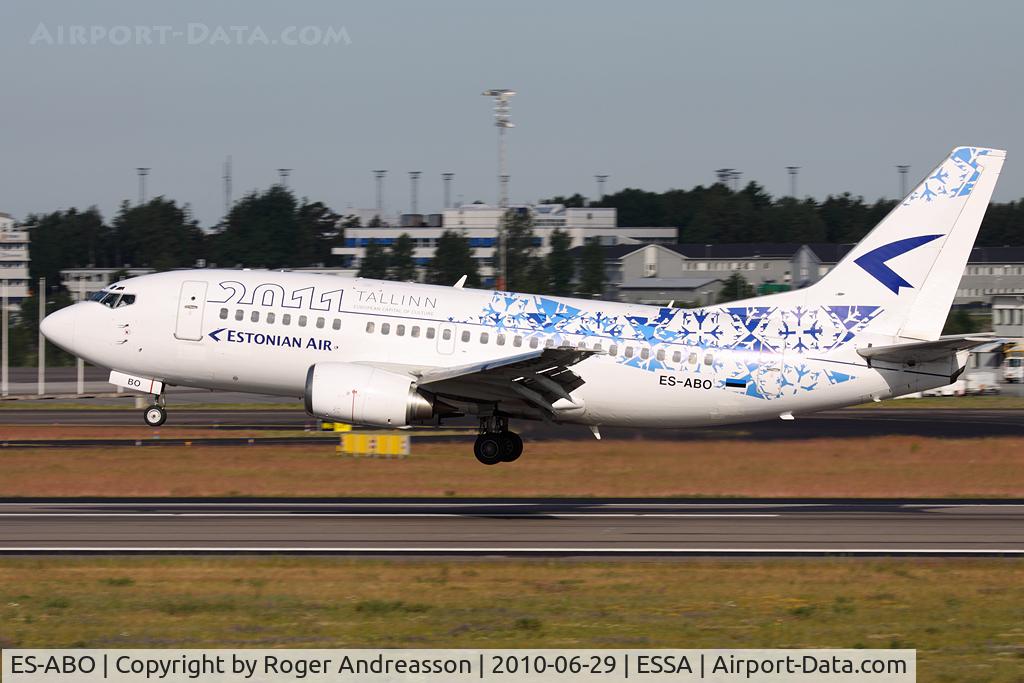 ES-ABO, 1991 Boeing 737-505 C/N 24646, OV121 TLL-ARN