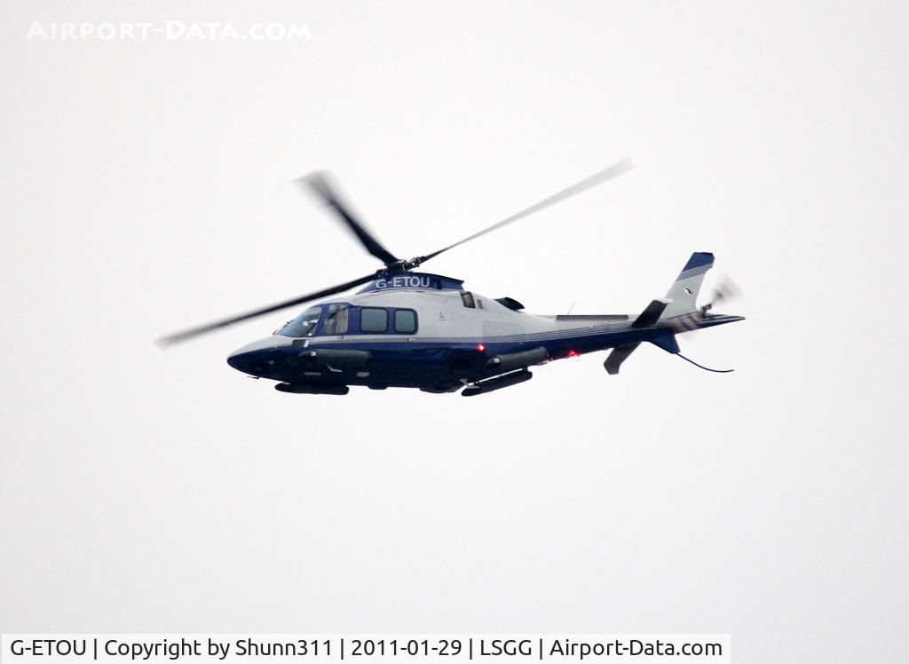 G-ETOU, 2006 Agusta A-109S Grand C/N 22028, Passing above the Airport