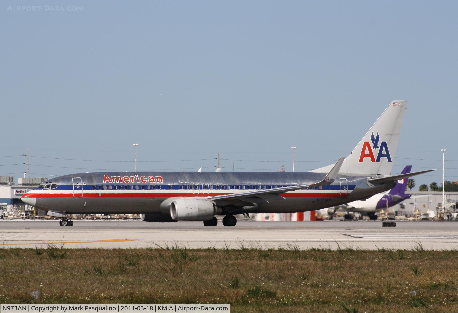 N973AN, 2001 Boeing 737-823 C/N 29548, Boeing 737-800