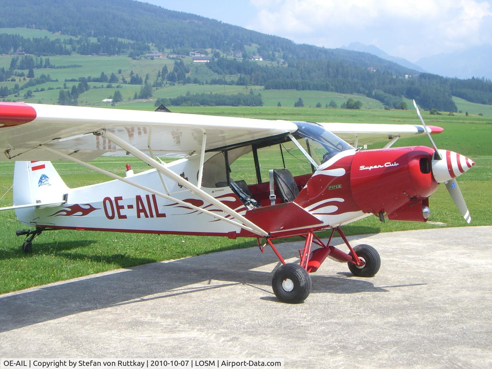 OE-AIL, Piper PA-18-150 Super Cub C/N 18-7505, 180 HP Conversion.
