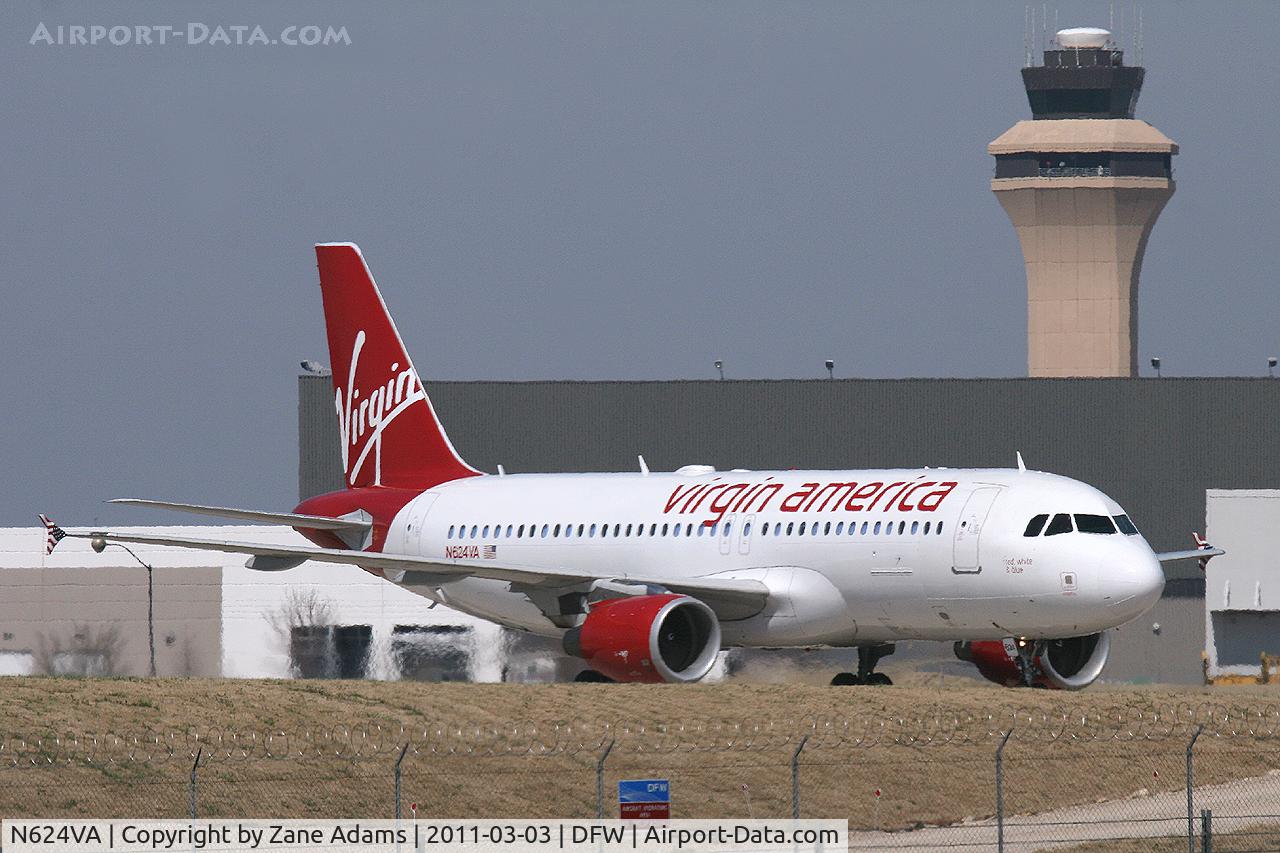 N624VA, 2006 Airbus A320-214 C/N 2778, Virgin A-320 at DFW Airport