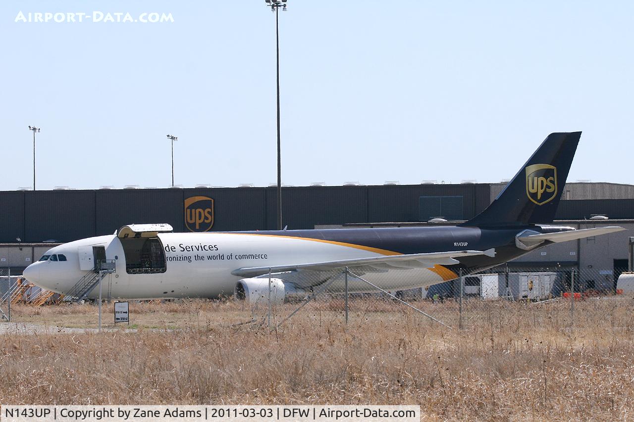 N143UP, 2002 Airbus A300F4-622R C/N 0826, On the UPS Ramp at DFW Airport