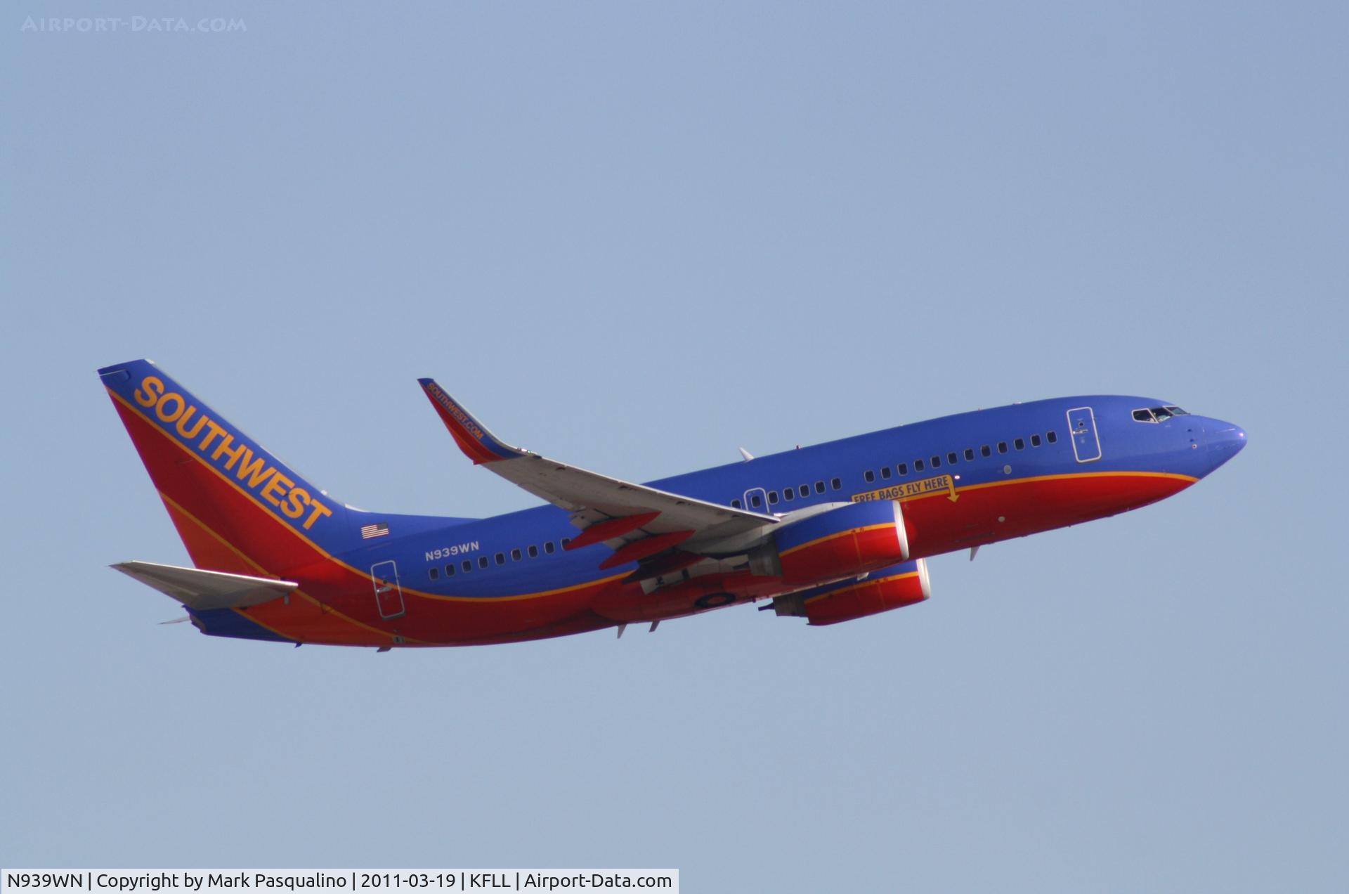 N939WN, 2009 Boeing 737-7H4 C/N 36646, Boeing 737-700