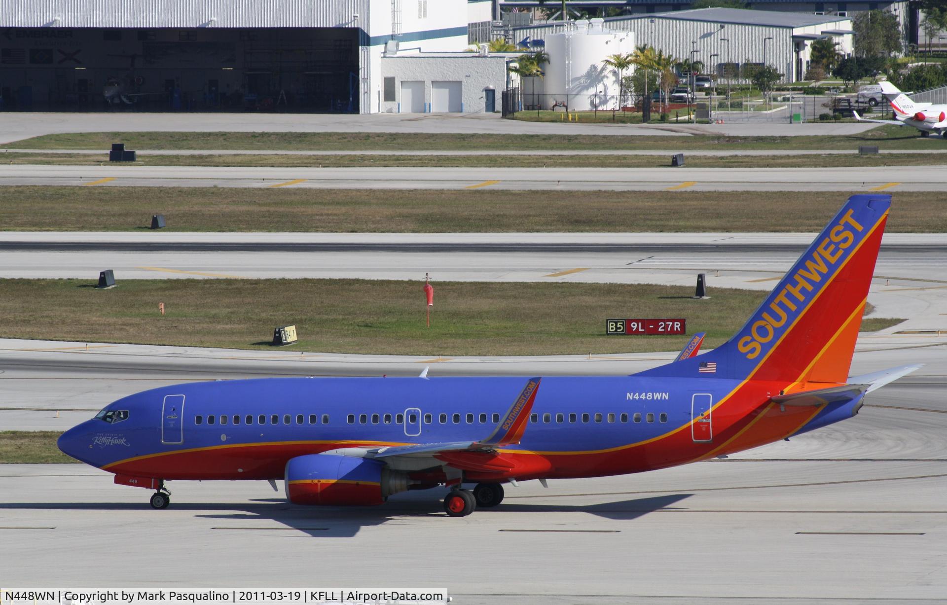 N448WN, 2003 Boeing 737-7H4 C/N 33721, Boeing 737-700