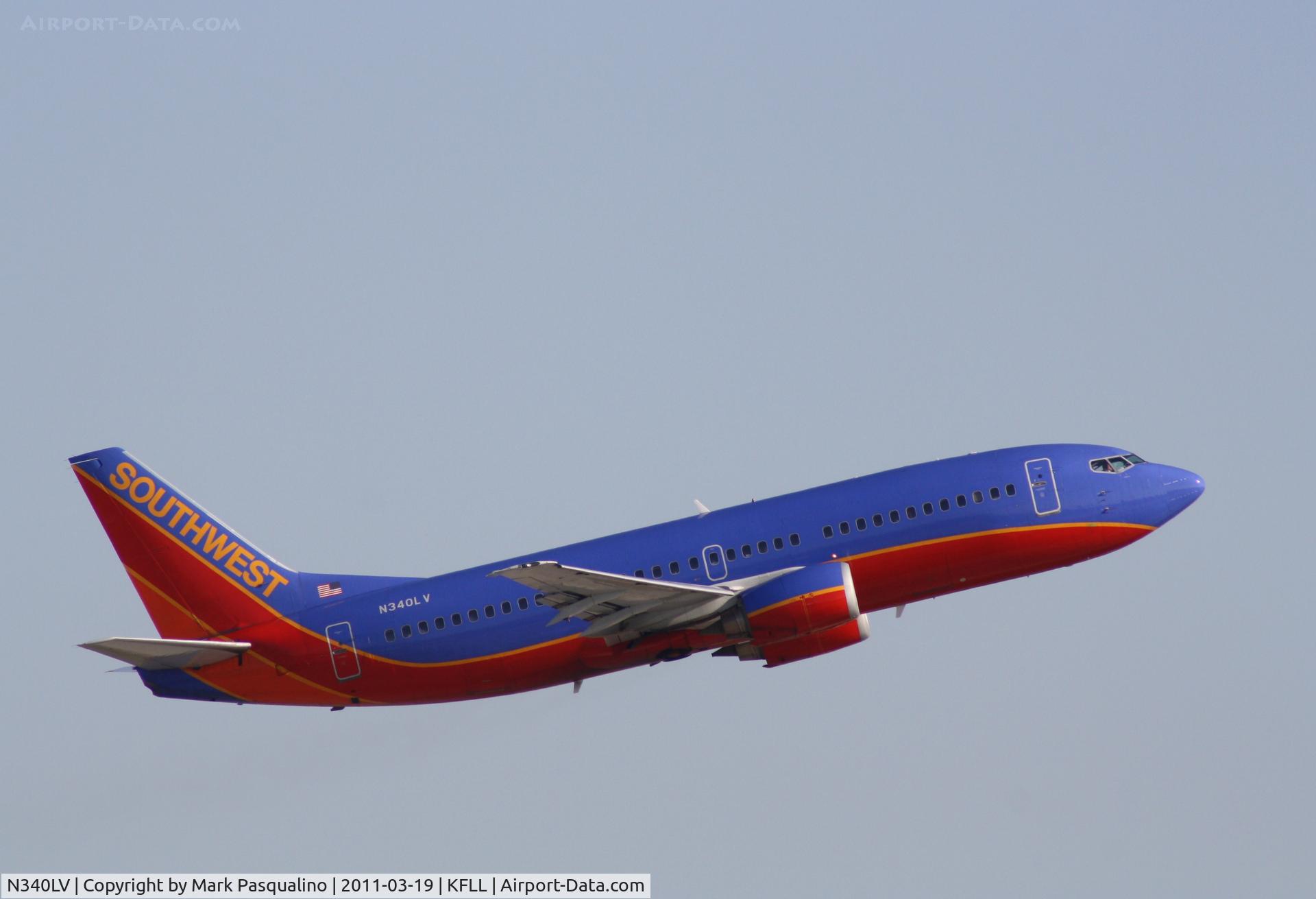 N340LV, 1987 Boeing 737-3K2 C/N 23738, Boeing 737-300