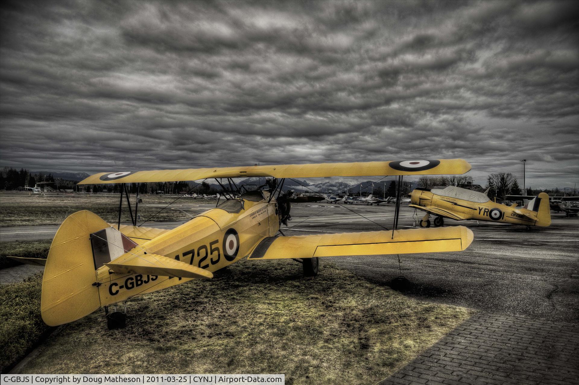 C-GBJS, 1938 Fleet 16B Finch II C/N 542, At Langley BC
