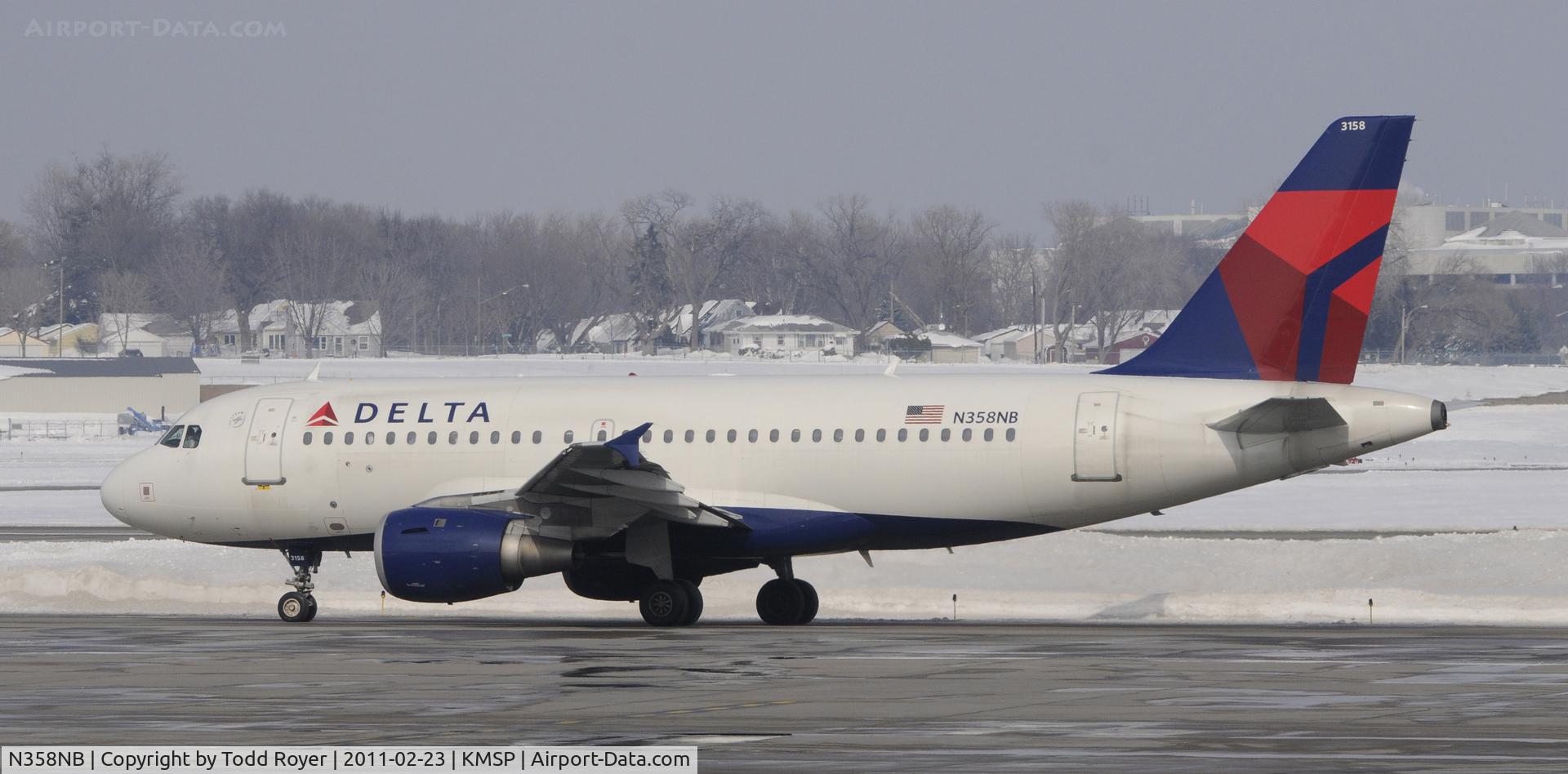 N358NB, 2003 Airbus A319-114 C/N 1897, Delta