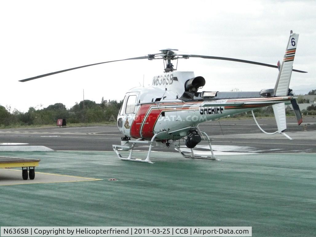 N636SB, 2006 Eurocopter AS-350B-3 Ecureuil Ecureuil C/N 4064, Parked at Ontario PD Hanger