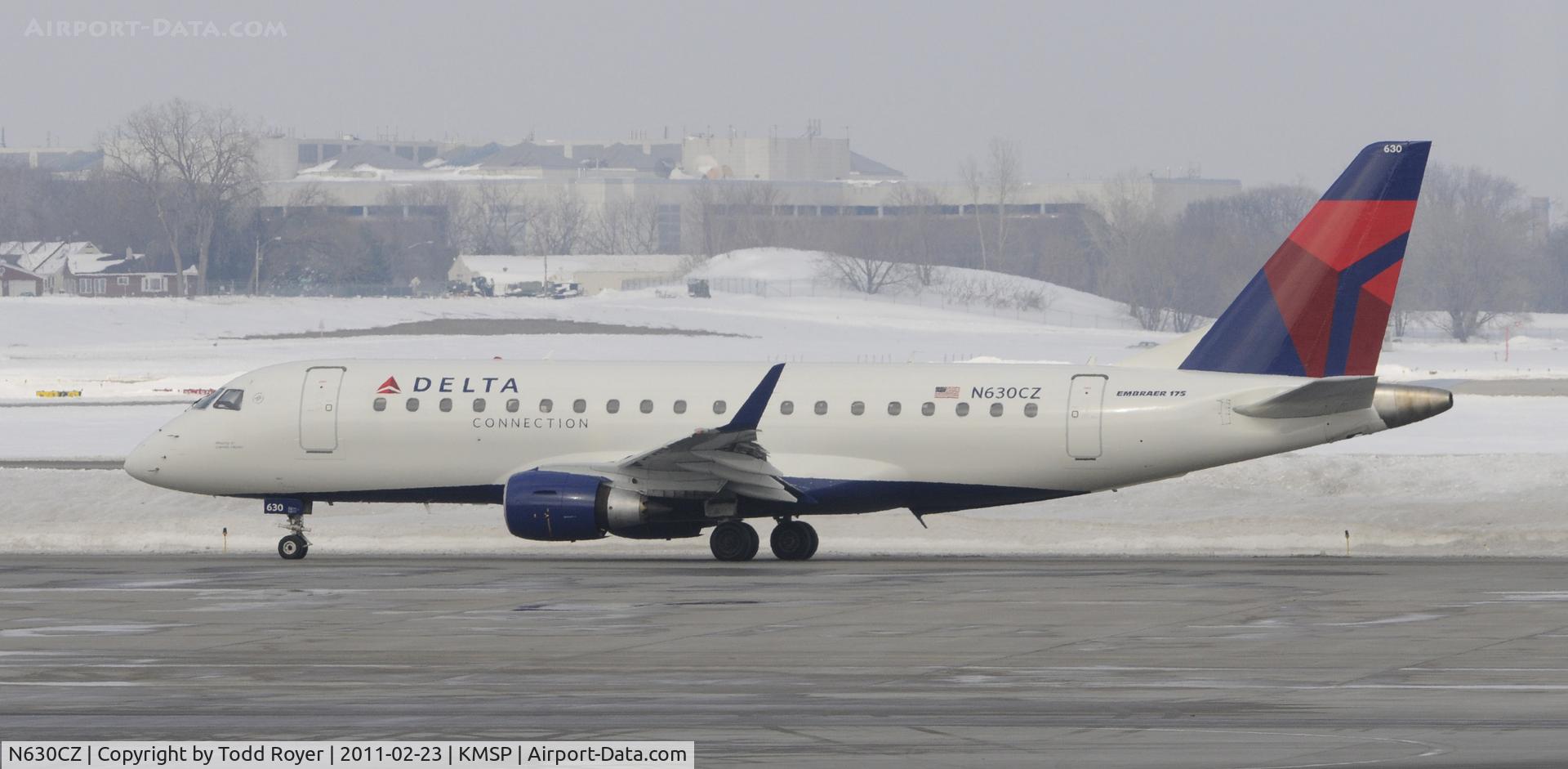 N630CZ, 2008 Embraer 175LR (ERJ-170-200LR) C/N 17000238, Delta