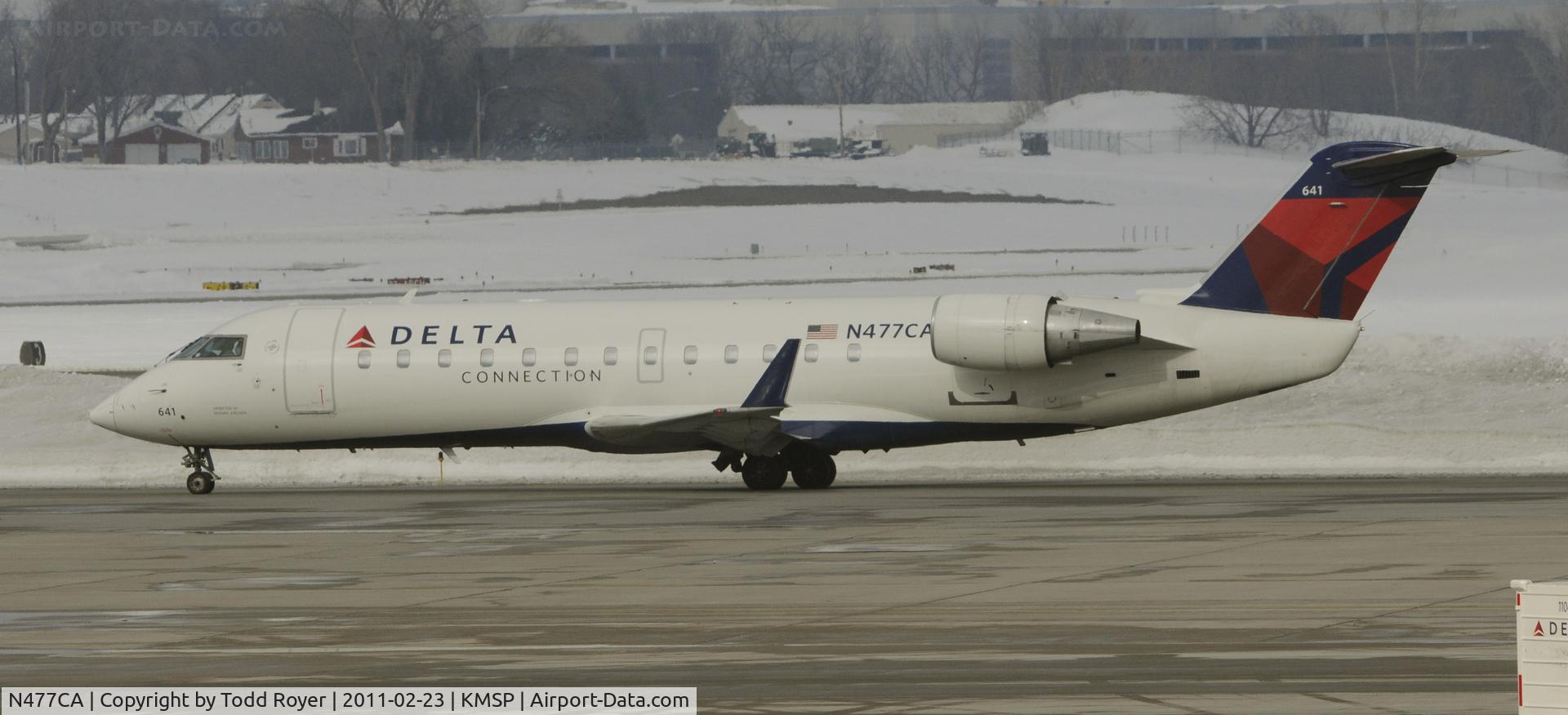 N477CA, 2002 Bombardier CRJ-200ER (CL-600-2B19) C/N 7670, Delta