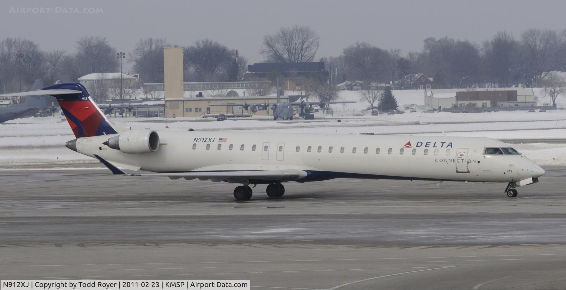 N912XJ, 2007 Bombardier CRJ-900ER (CL-600-2D24) C/N 15144, Delta