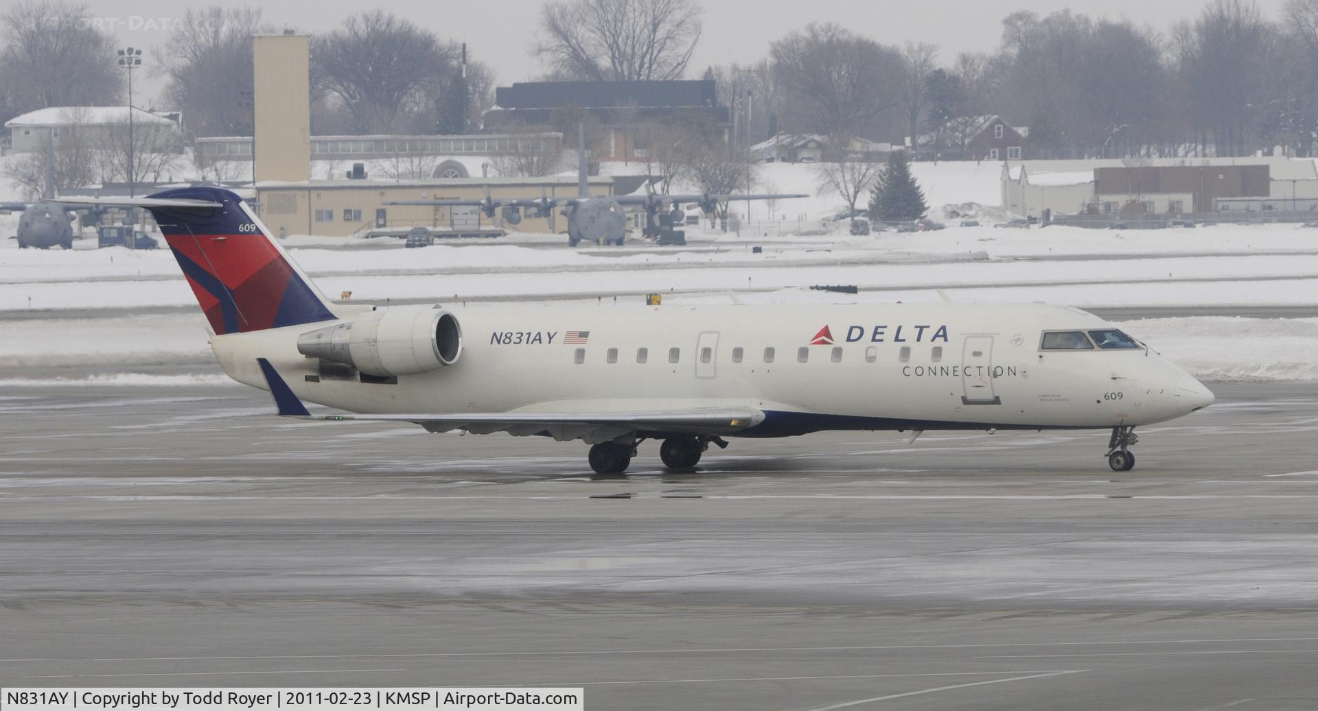 N831AY, 2005 Bombardier CRJ-200LR (CL-600-2B19) C/N 8031, Delta