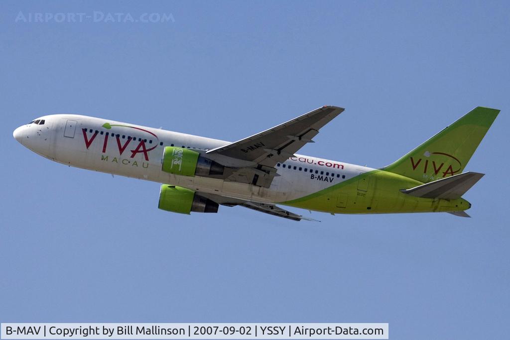 B-MAV, 1990 Boeing 767-284/ER C/N 24716, off from 16L
