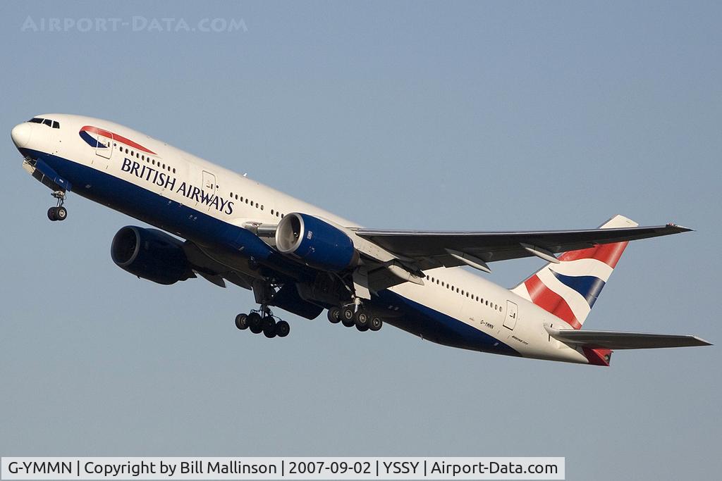G-YMMN, 2001 Boeing 777-236 C/N 30316, one of the Speedbirds, back to the UK