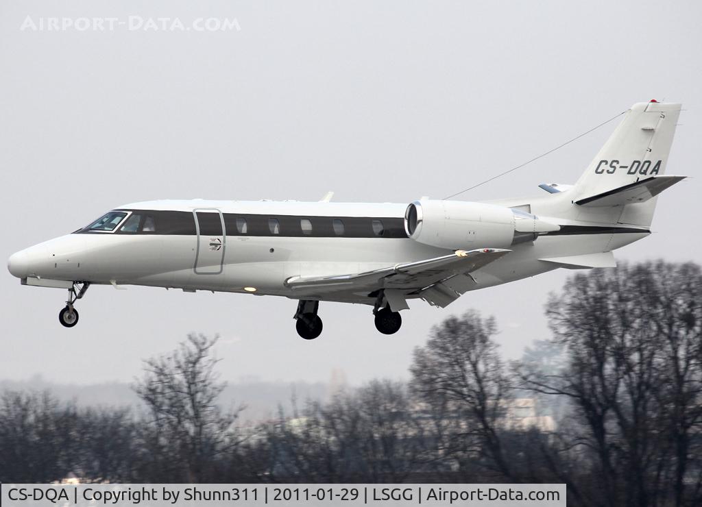 CS-DQA, 2008 Cessna 560XL Citation XLS C/N 560-5798, Landing rwy 23