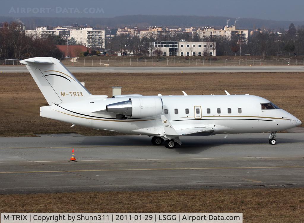 M-TRIX, 2005 Bombardier Challenger 604 (CL-600-2B16) C/N 5608, Taxiing holding point rwy 23 for departure...