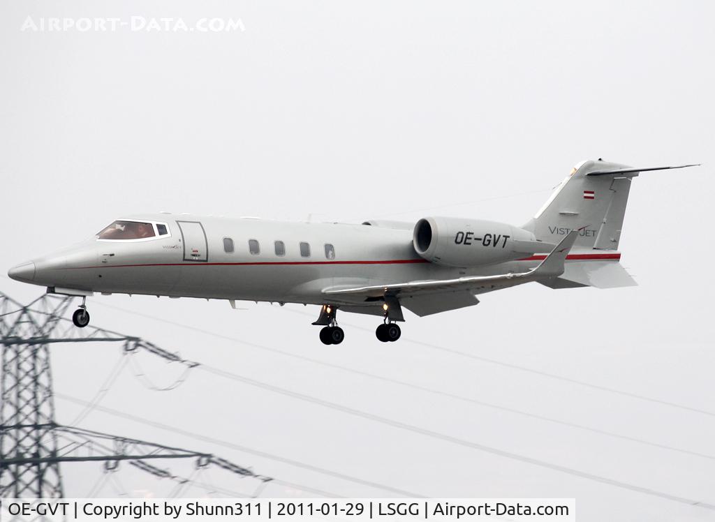 OE-GVT, 2008 Learjet 60 C/N 60-360, Landing rwy 23