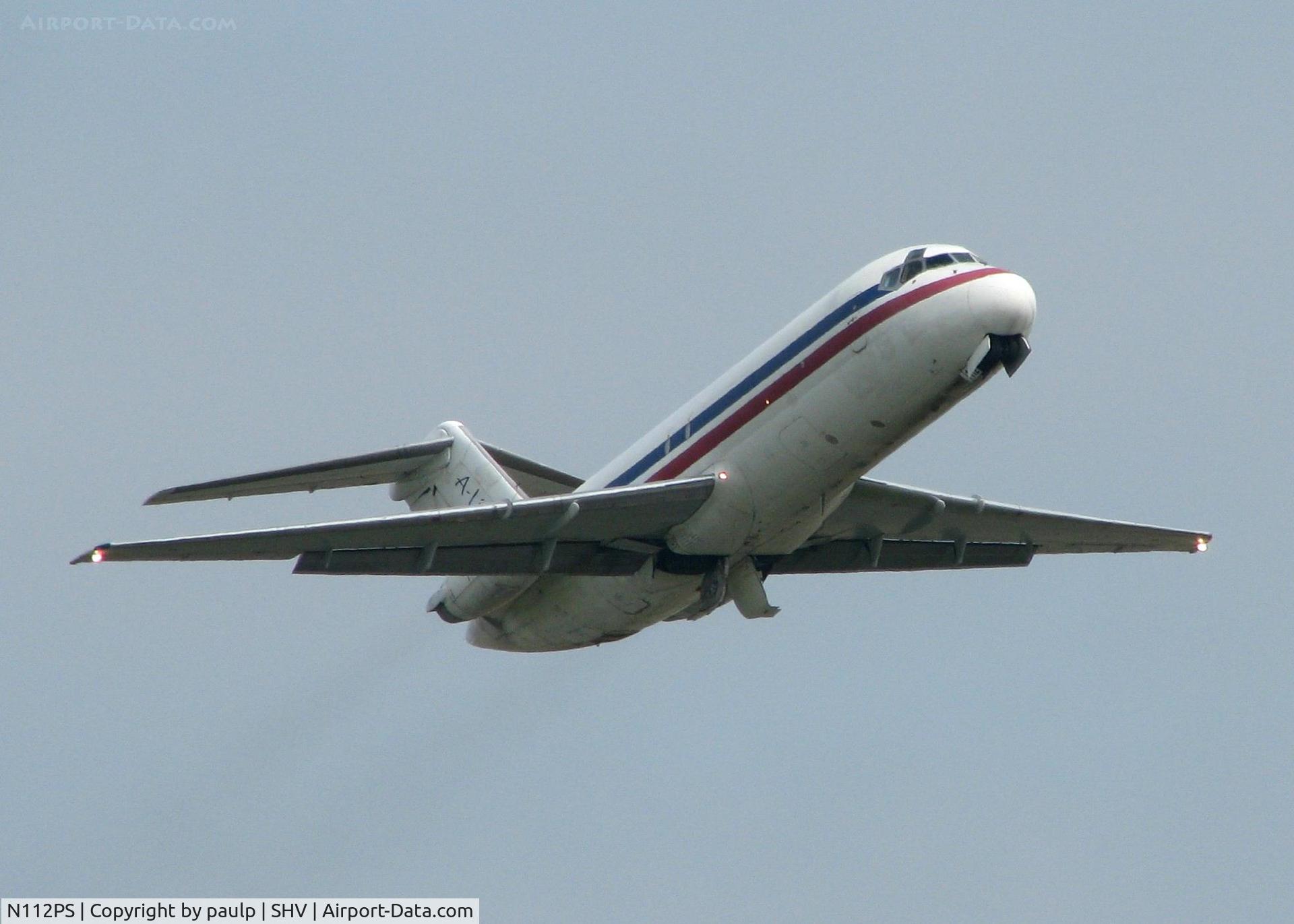 N112PS, 1967 Douglas DC-9-15F C/N 47013, Off of Rwy 14 at Shreveport Regional.