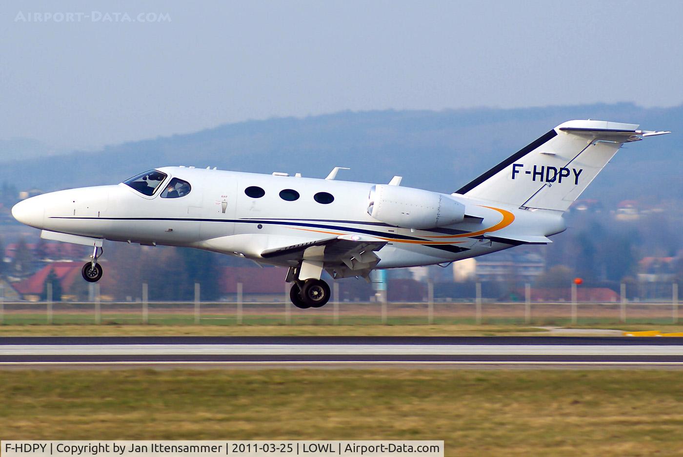 F-HDPY, 2009 Cessna 510 Citation Mustang Citation Mustang C/N 510-0149, F-HDPY @ LOWL