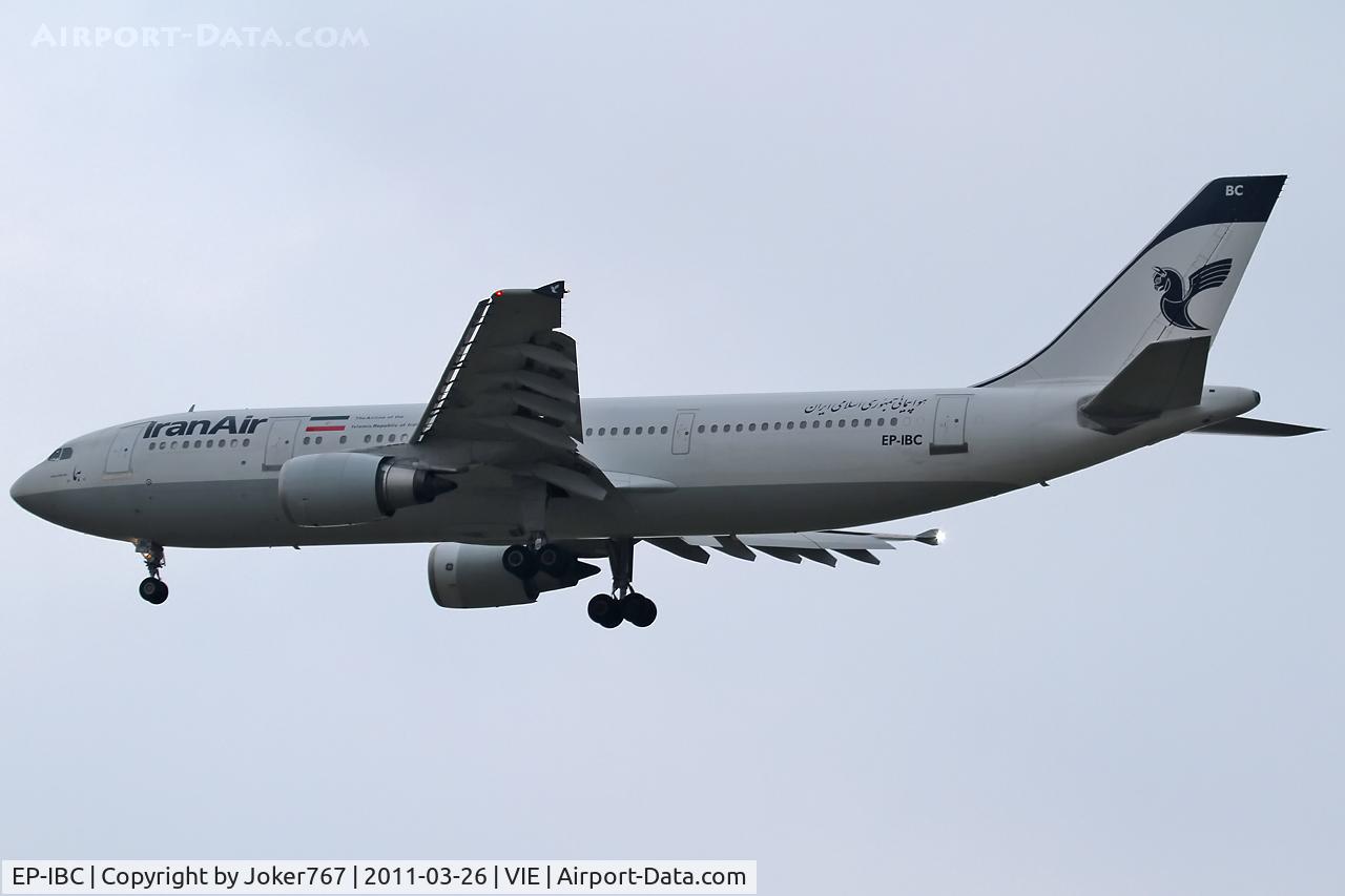 EP-IBC, 1992 Airbus A300B4-605R C/N 632, Iran Air