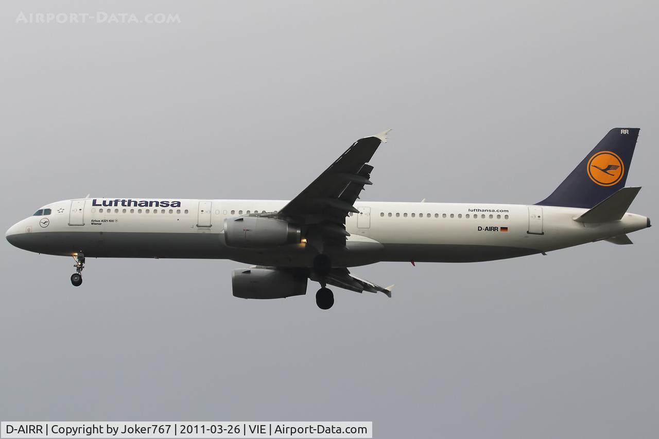 D-AIRR, 1995 Airbus A321-131 C/N 0567, Lufthansa