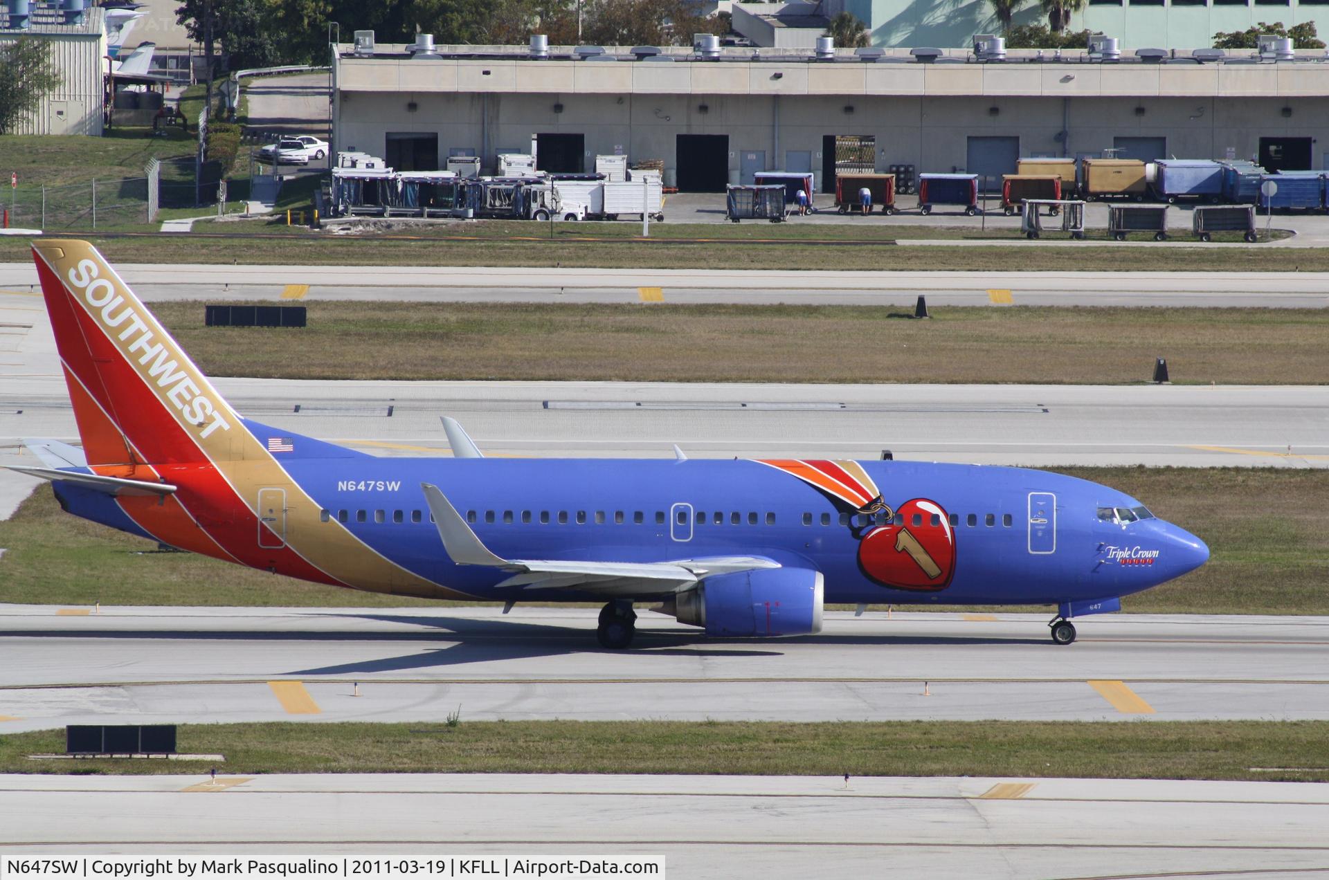 N647SW, 1997 Boeing 737-3H4 C/N 27717, Boeing 737-300