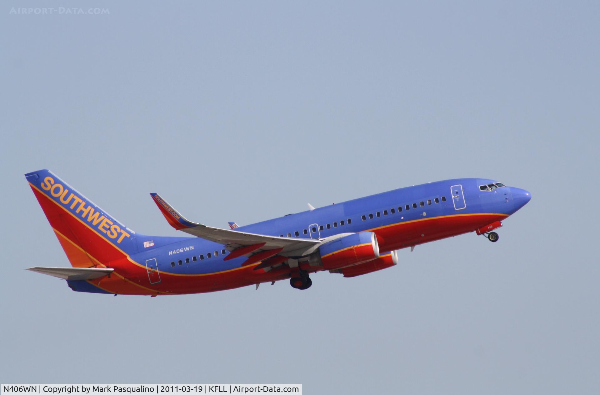 N406WN, 2001 Boeing 737-7H4 C/N 27894, Boeing 737-700