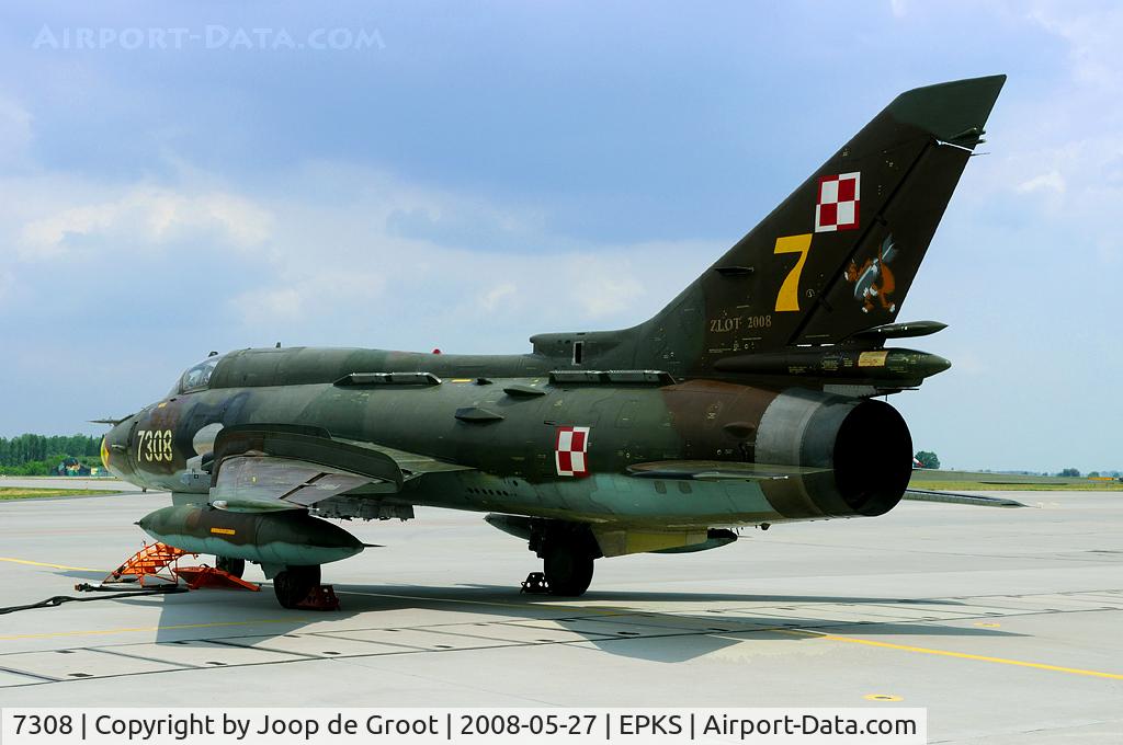 7308, Sukhoi Su-22M-4 C/N 27308, special markings for the 2008 commanders meet.