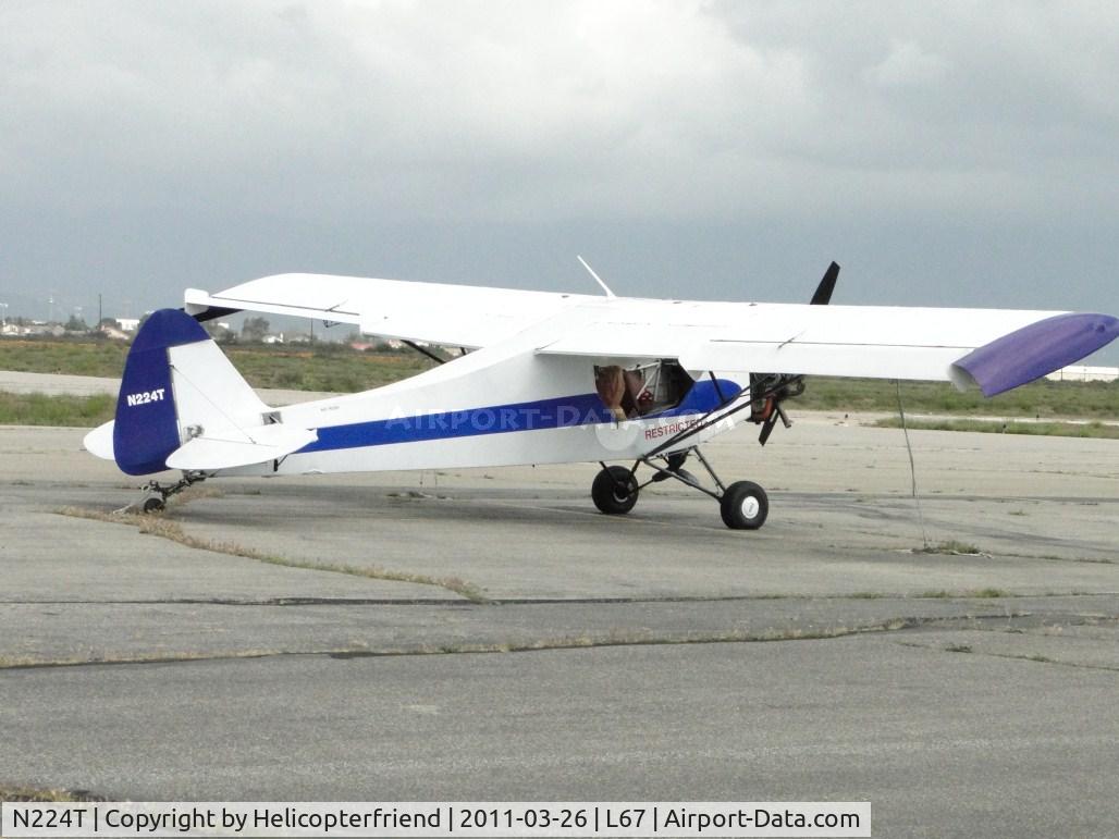 N224T, 1953 Piper PA-18-105 SPECIAL C/N 18-2338, Parked & tied down
