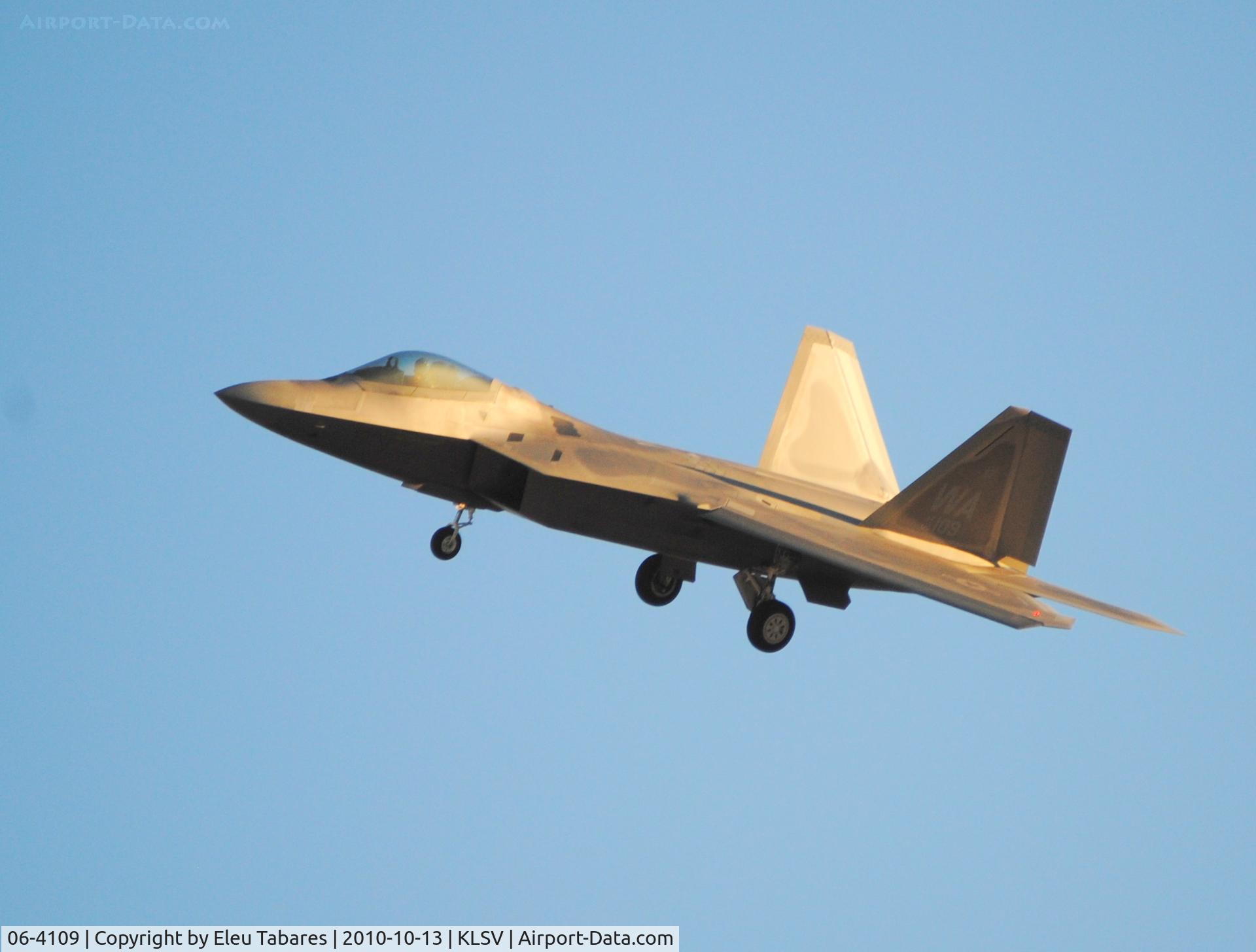 06-4109, Lockheed Martin F-22A Raptor C/N 4109, Taken at Nellis Air Force Base, Nevada.