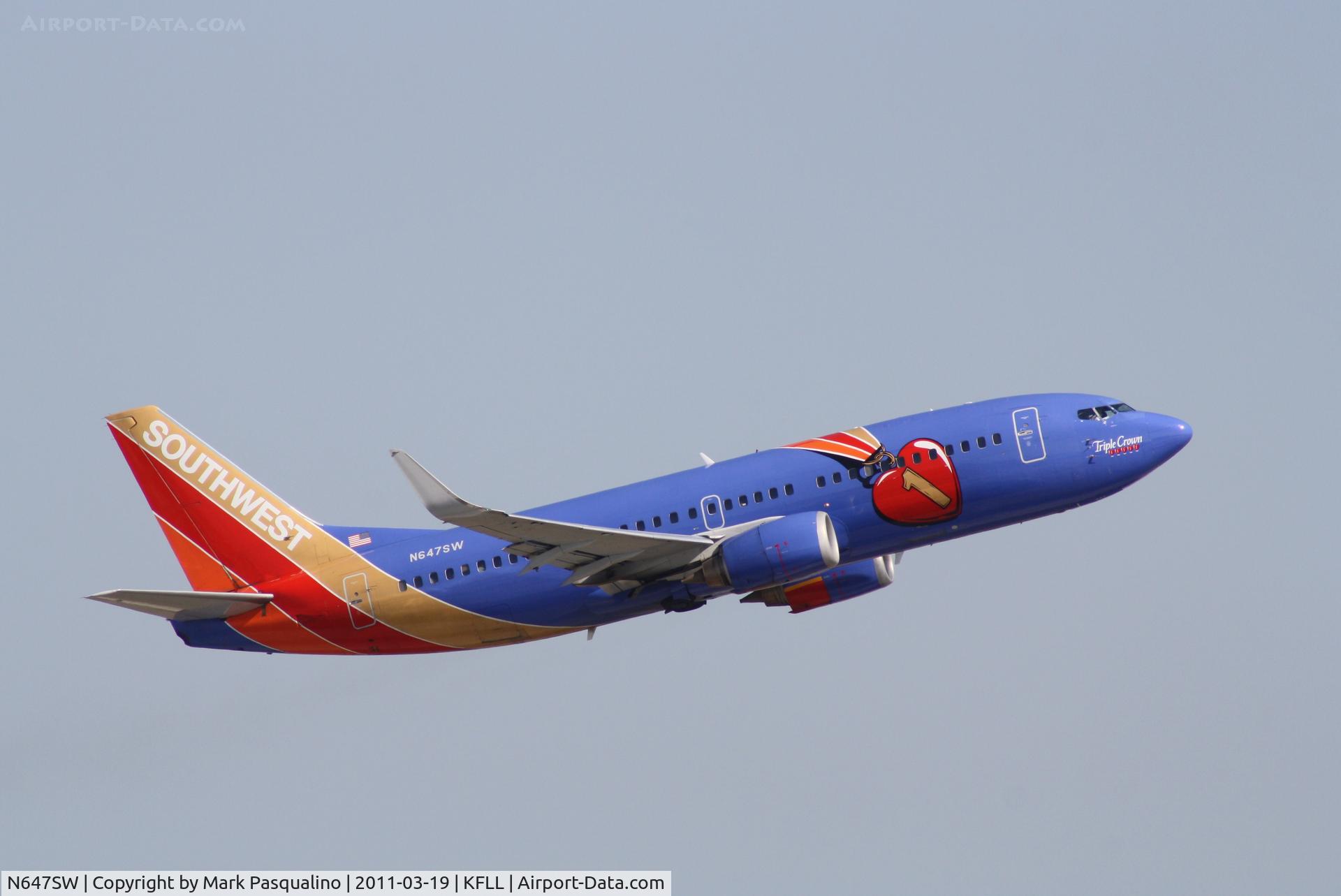 N647SW, 1997 Boeing 737-3H4 C/N 27717, Boeing 737-300