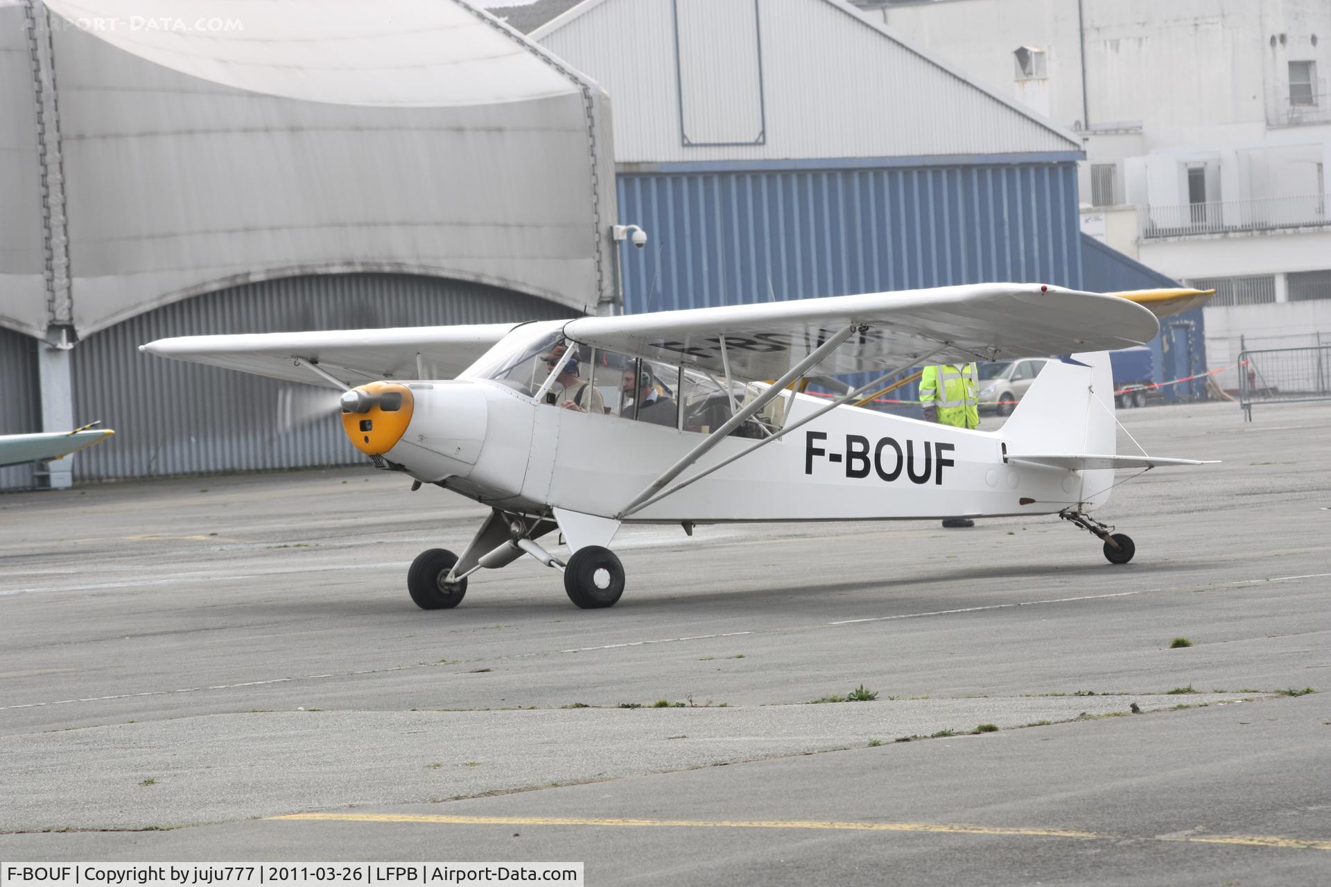 F-BOUF, Piper PA-19 Super Cub C/N 18-1476, on transit at Le Bourget