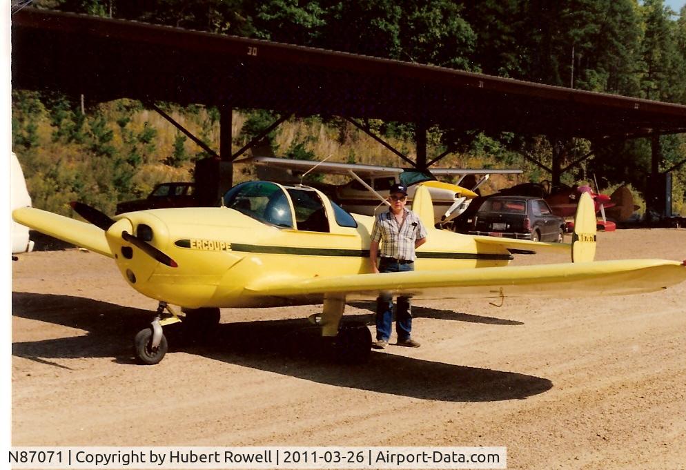 N87071, 1946 Erco 415C Ercoupe C/N 244, After a little work.
