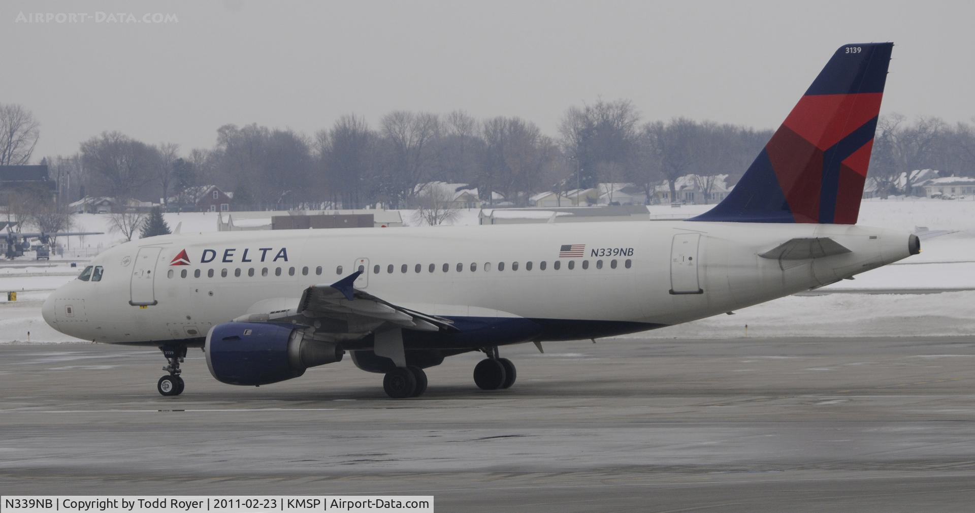 N339NB, 2002 Airbus A319-114 C/N 1709, Delta