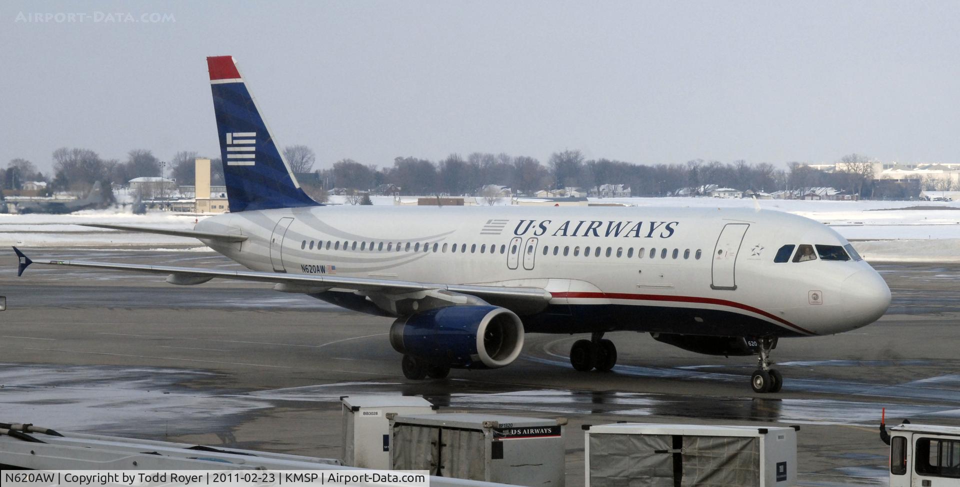 N620AW, 1989 Airbus A320-231 C/N 052, U S Airways