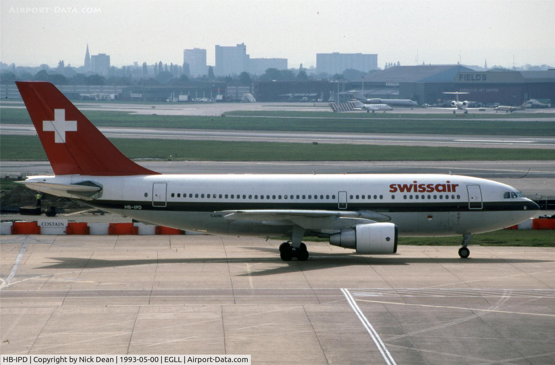 HB-IPD, 1983 Airbus A310-222 C/N 260, EGLL