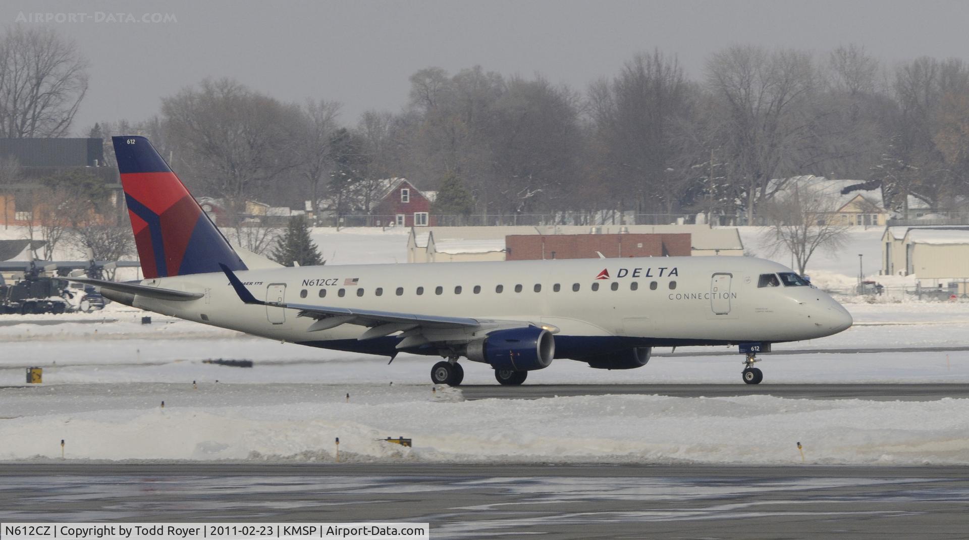 N612CZ, 2007 Embraer 175LR (ERJ-170-200LR) C/N 17000201, Delta