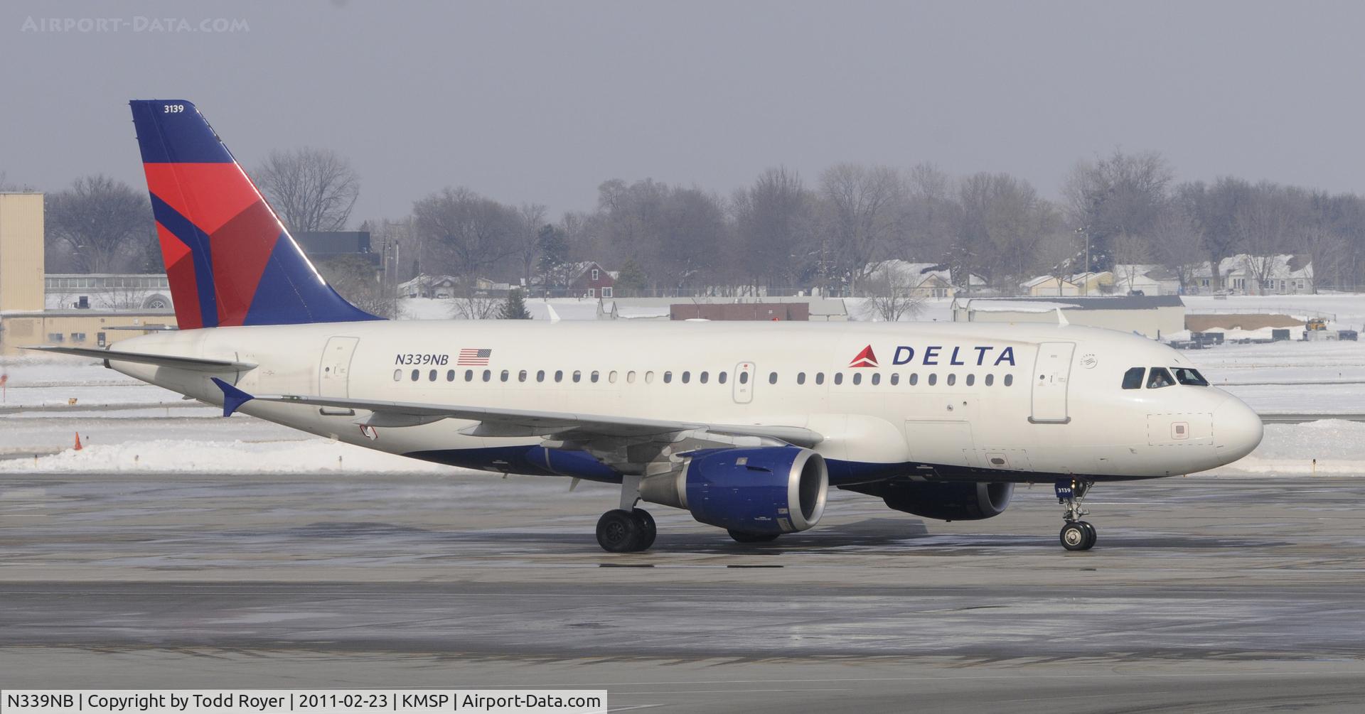 N339NB, 2002 Airbus A319-114 C/N 1709, Delta