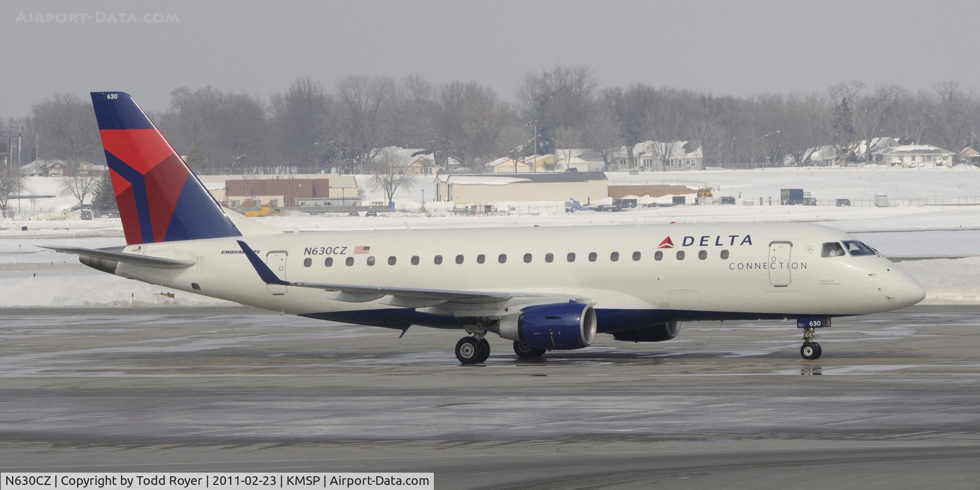 N630CZ, 2008 Embraer 175LR (ERJ-170-200LR) C/N 17000238, Delta