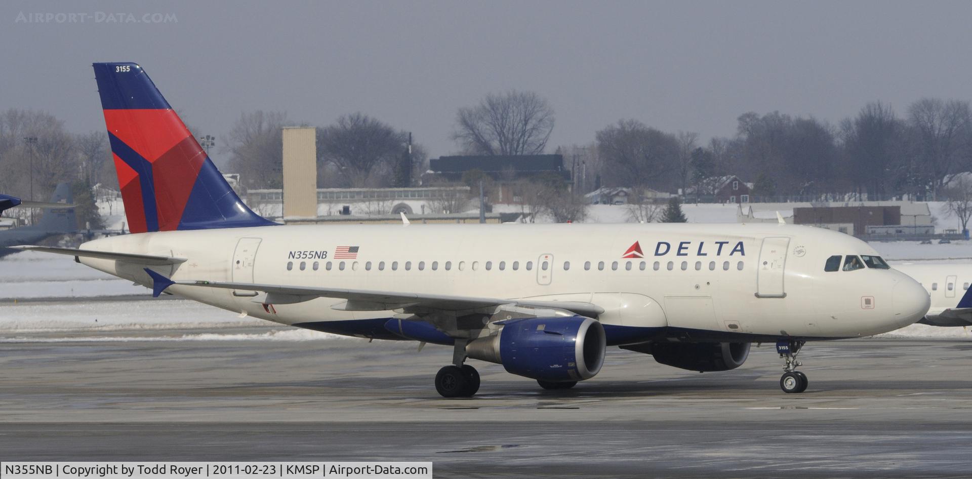 N355NB, 2002 Airbus A319-114 C/N 1839, Delta