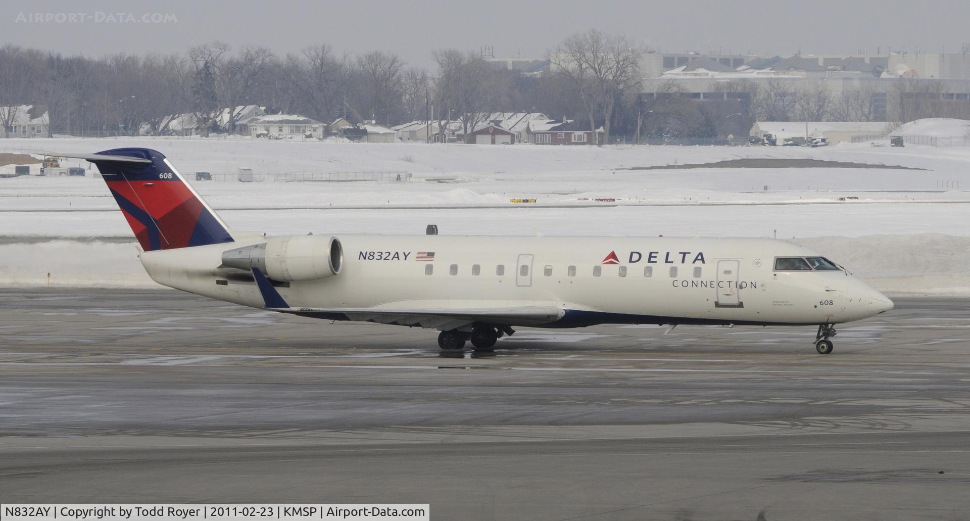 N832AY, 2005 Bombardier CRJ-200ER (CL-600-2B19) C/N 8032, Delta