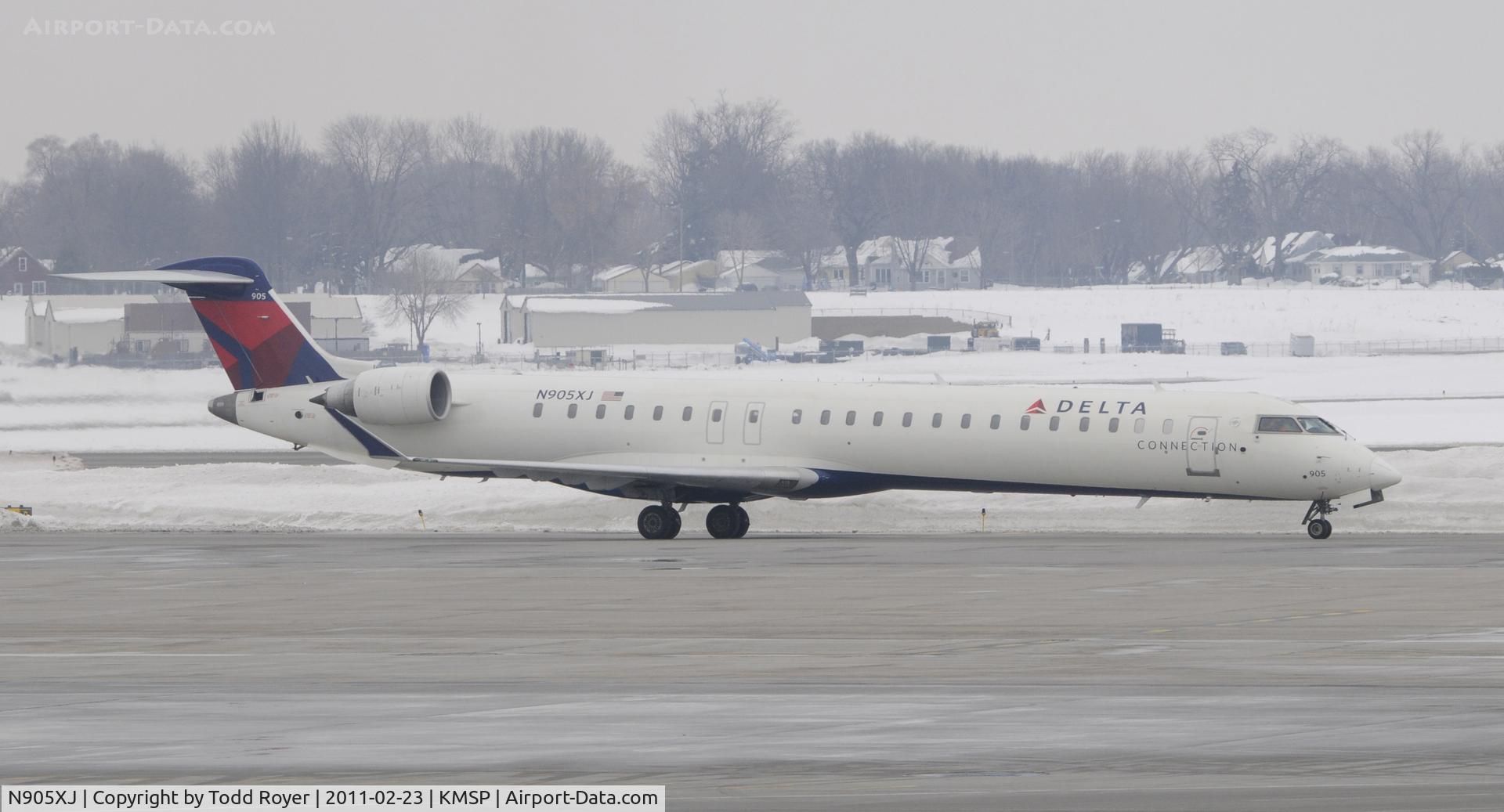 N905XJ, 2007 Bombardier CRJ-900 (CL-600-2D24) C/N 15137, Delta