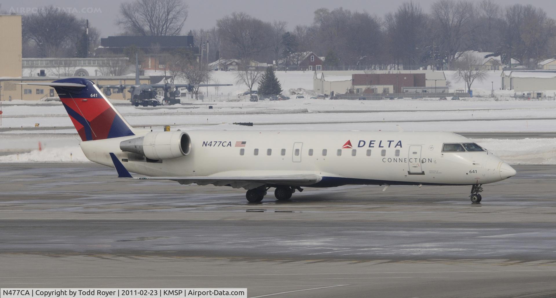 N477CA, 2002 Bombardier CRJ-200ER (CL-600-2B19) C/N 7670, Delta