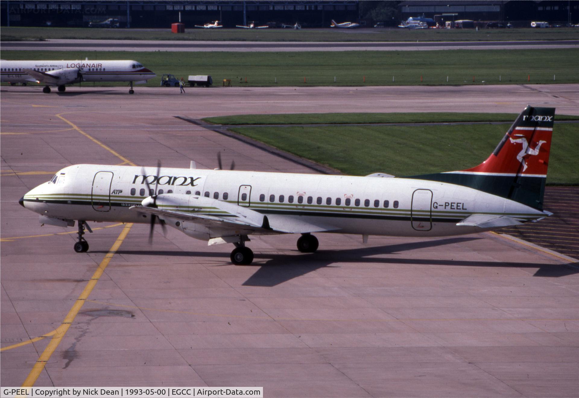 G-PEEL, 1990 British Aerospace ATP C/N 2023, EGCC