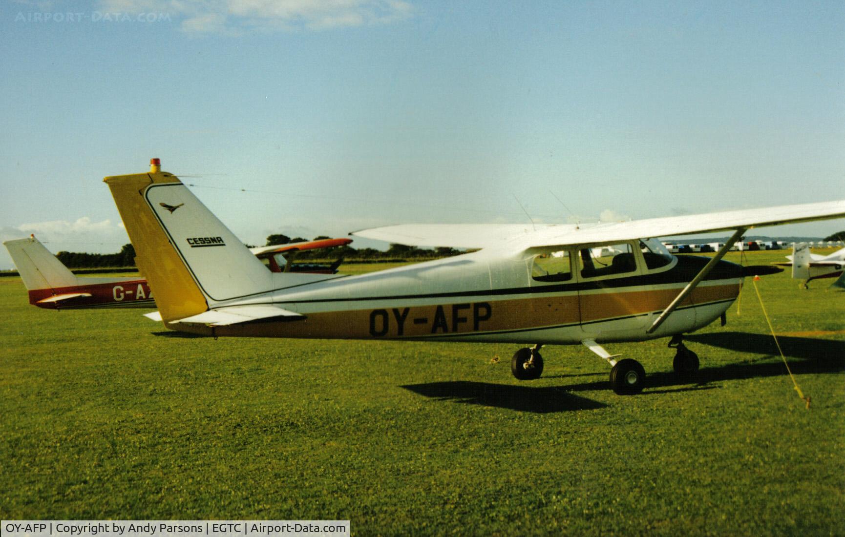 OY-AFP, 1960 Cessna 172B C/N 17247957, Taken at an early Cranfield PFA Rally(scanned print)