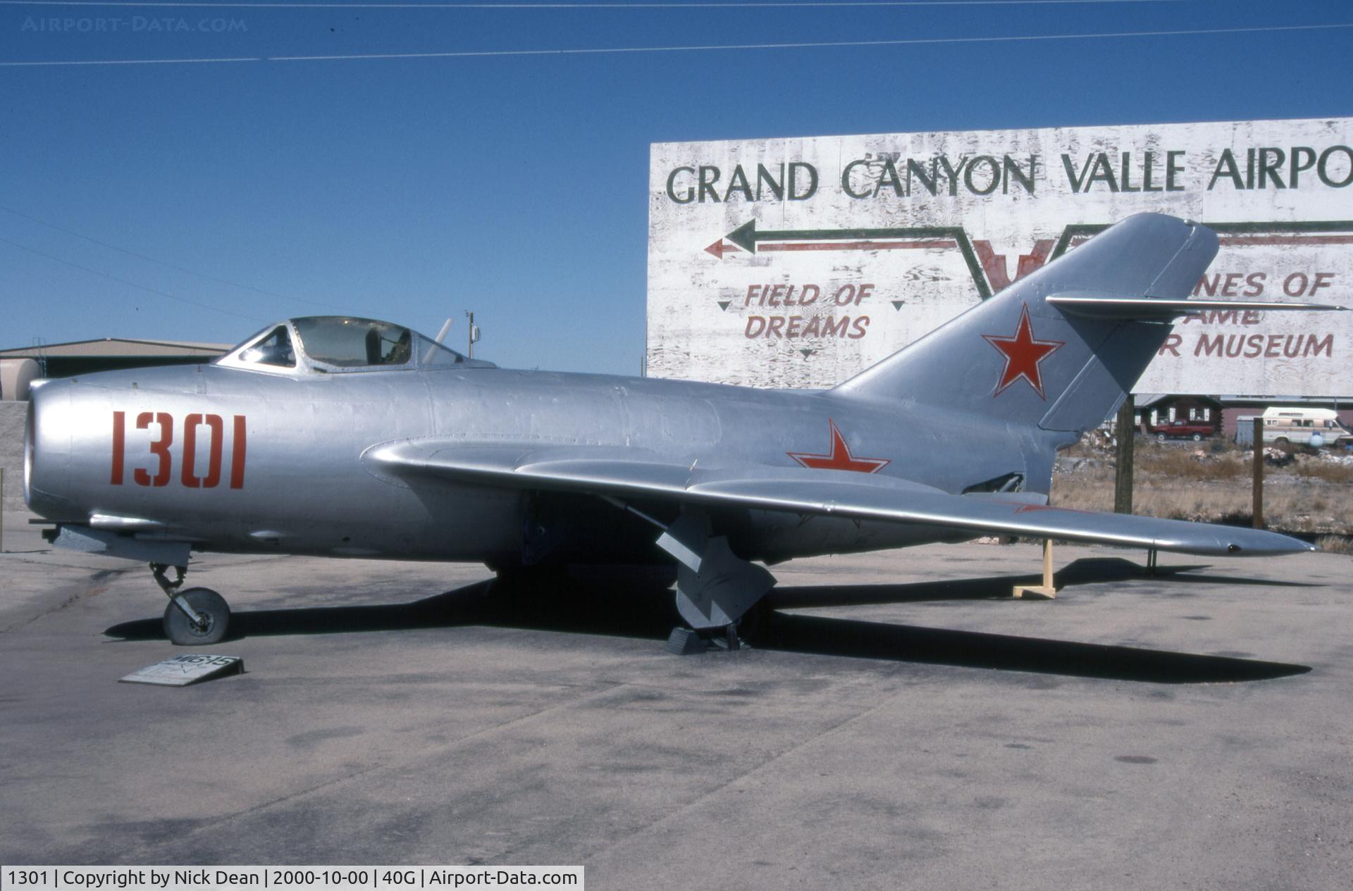 1301, Mikoyan-Gurevich MiG-15 C/N 5058, 40G