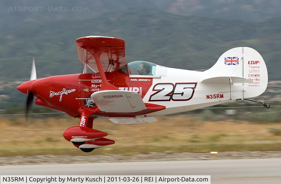 N35RM, 1983 Pitts S-1C Special C/N 06, Touch & Go Runway 26.