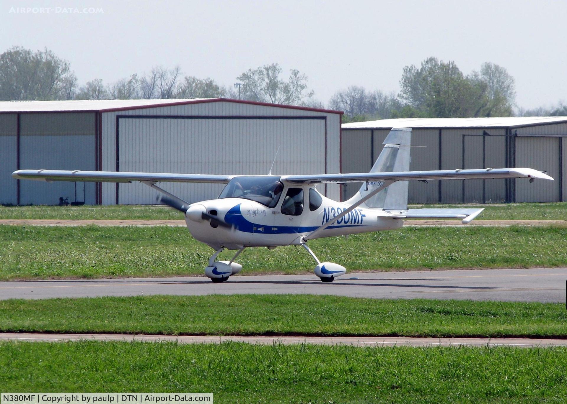 N380MF, 2003 OMF 100-160 Symphony C/N 0038, At Downtown Shreveport.