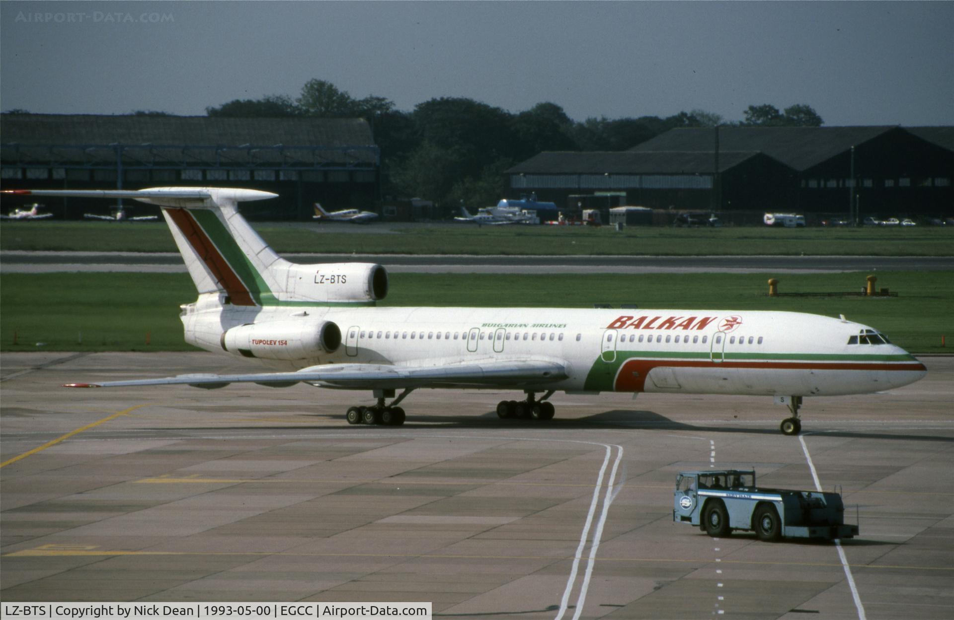 LZ-BTS, 1980 Tupolev Tu-154B-2 C/N 80A422, EGCC